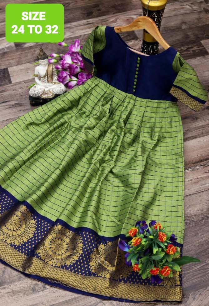 Rnx Kids Ethnic Wear Anarkali Long Kurti Latest Designer Collection